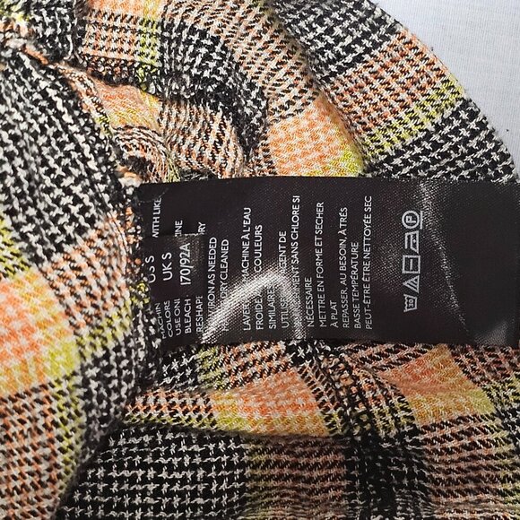 Free People We the Free Running Wild Plaid Wrap Top Women Size S - Picture 13 of 16
